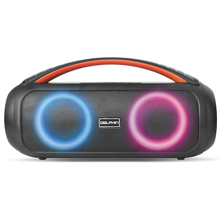 Dolphin Audio Portable 30-Watt-Continous-Power Bluetooth Waterproof Boom Box with Lights LX-220